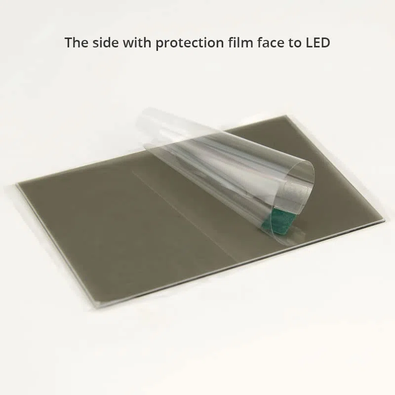 1pc 104,5x60,5x1mm Wärmedämmung Glas Angebracht Polarisator Film Projektor 4 Zoll Bildschirm Reparatur Zubehör polarisierte Glas