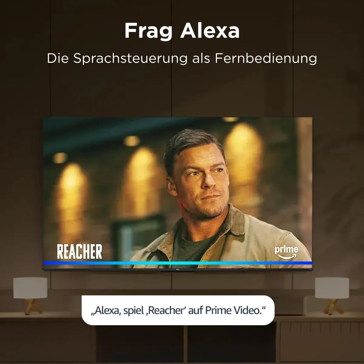 TCL 43V5D – 43 Zoll Full HD, QLED, HDR, Direct LED, Fire TV, Press and Ask Alexa, AirPlay 2, Rahmenloses Design in Metall-Optik