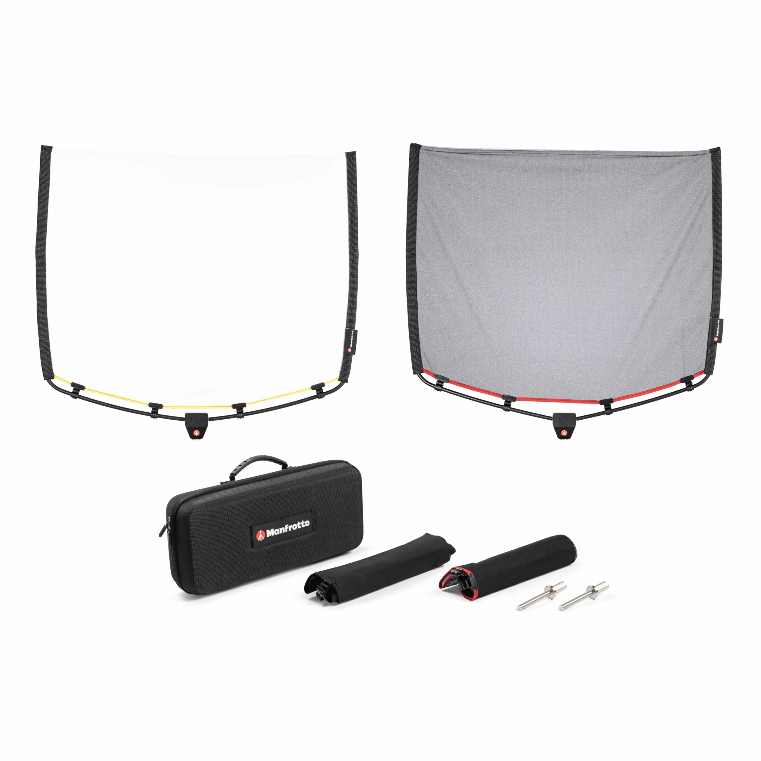 Manfrotto Rapid Flag Kit - 18" x 24" - 45 cm x 60 cm - RapidExoframes - Rapid Assembly Alu-Rahmen - inkl. kompakter Tragetasche - Ultra-Portable - LL LR1911
