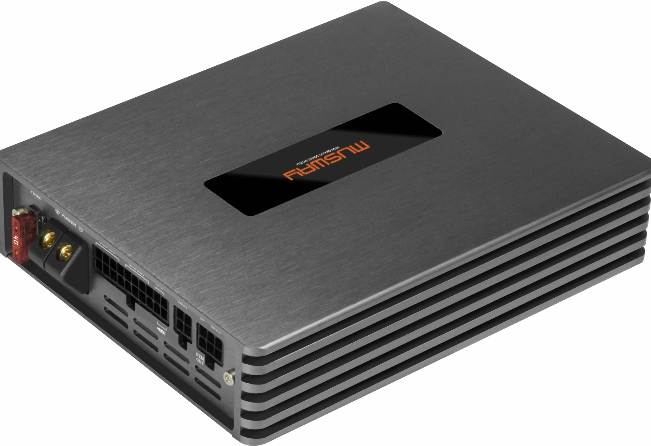 MUSWAY M6v4-512K - Digitaler 6-Kanal Verstärker mit 8-Kanal DSP mit ISO Kabelbaum 2,5m