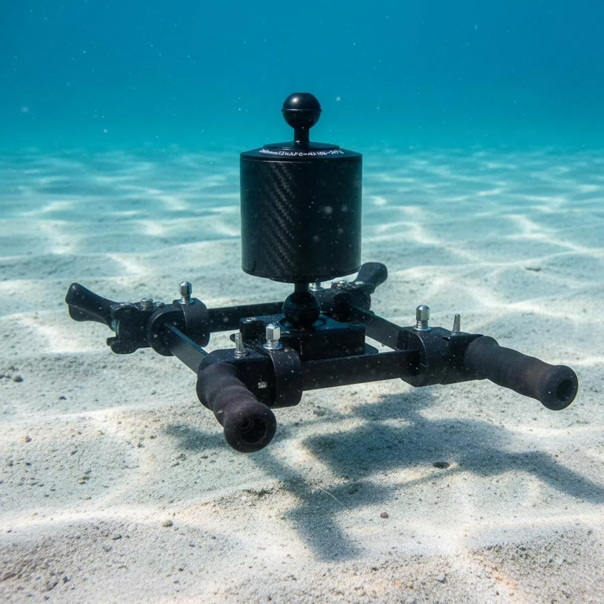 Auftriebsarm mit Doppelkugelkopf Ultraleicht Karbonfaser-Auftriebsarm und Sturdy Schwimmarm mit Doppelkugelkopf für Unterwasserfotografie