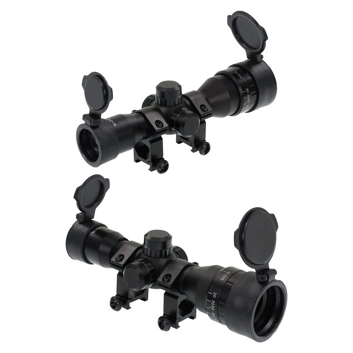 X-Bow FMA 4x32 AOIR - Zielfernrohr; auch Weite Distanzen erreichen - das Visier ist Wasser-, Nebel- und prellschlagfest, Scope für Luftgewehr und Armbrust
