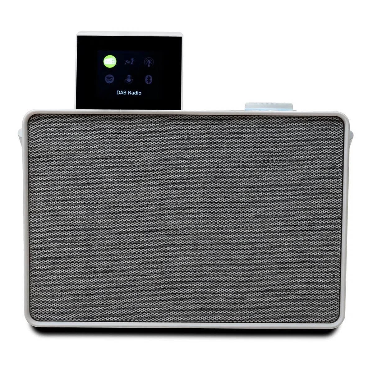 Pure Evoke Play vielseitiges Musiksystem für innen und außen (DAB+/UKW Radio, Internetradio, Podcasts, Spotify Connect, Bluetooth in sattem 40W Stereoklang), Cotton White