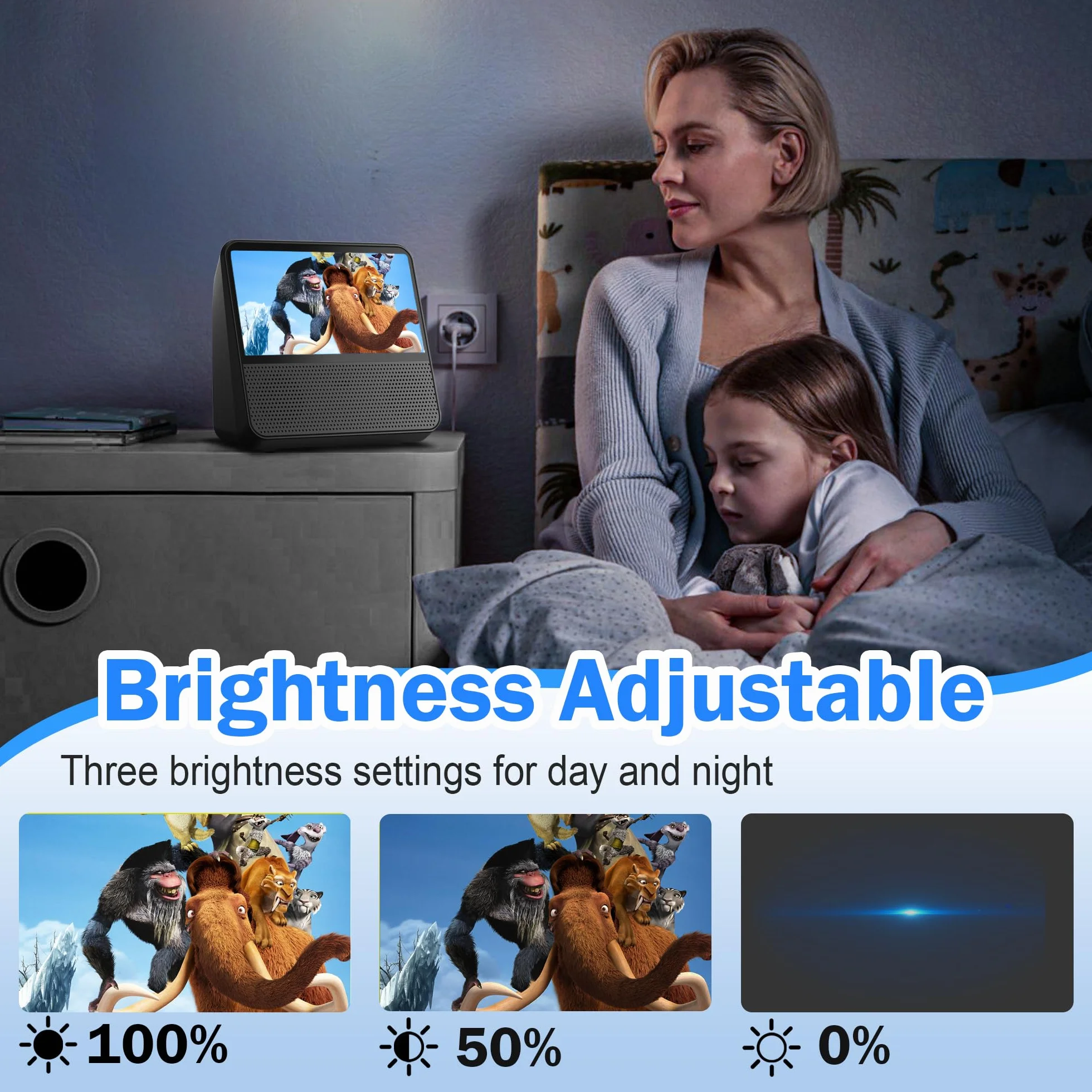 4000mAH wiederaufladbarer tragbarer DVD-Player, 9,8" HD DVD-Player für Kinder, unterstützt DVD/CD/Bluetooth/AUX/AV/USB, Timer, Helligkeitsregelung, Fernbedienung
