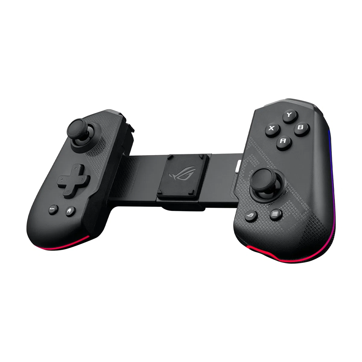 ASUS ROG Tessen Mobile Gaming Controller (Smartphone Controller, Aura RGB Beleuchtung, 18W Passthrough-Schnellladung, Latenzfrei mit 500 Hz über USB Typ C, anpassbare Tastenbelegung)
