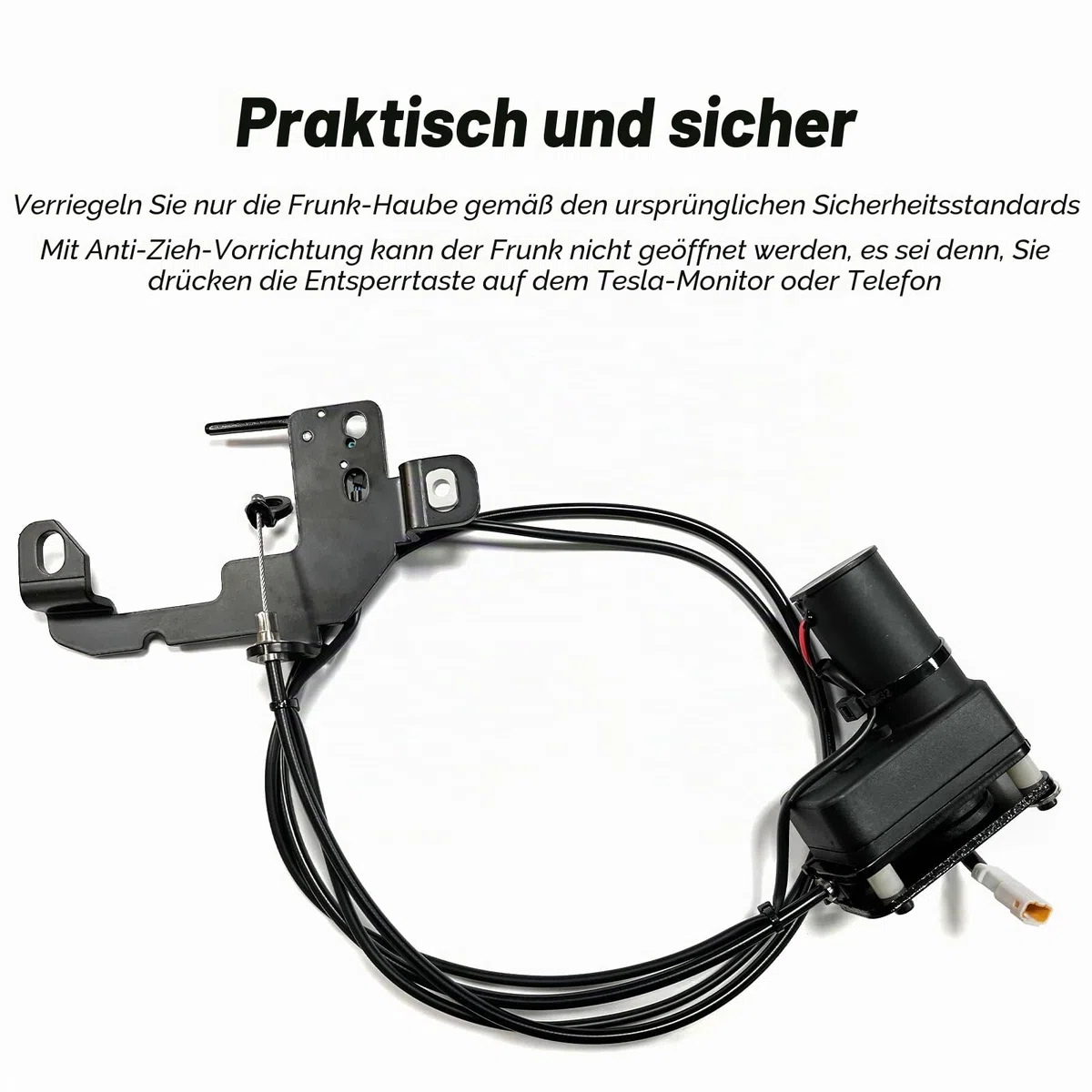 Tesla Model 3 Frunk Soft Close Highland Power Front Trunk Elektrische Saug-Autoverriegelung Kompatibel 2024 2023 2022 2021