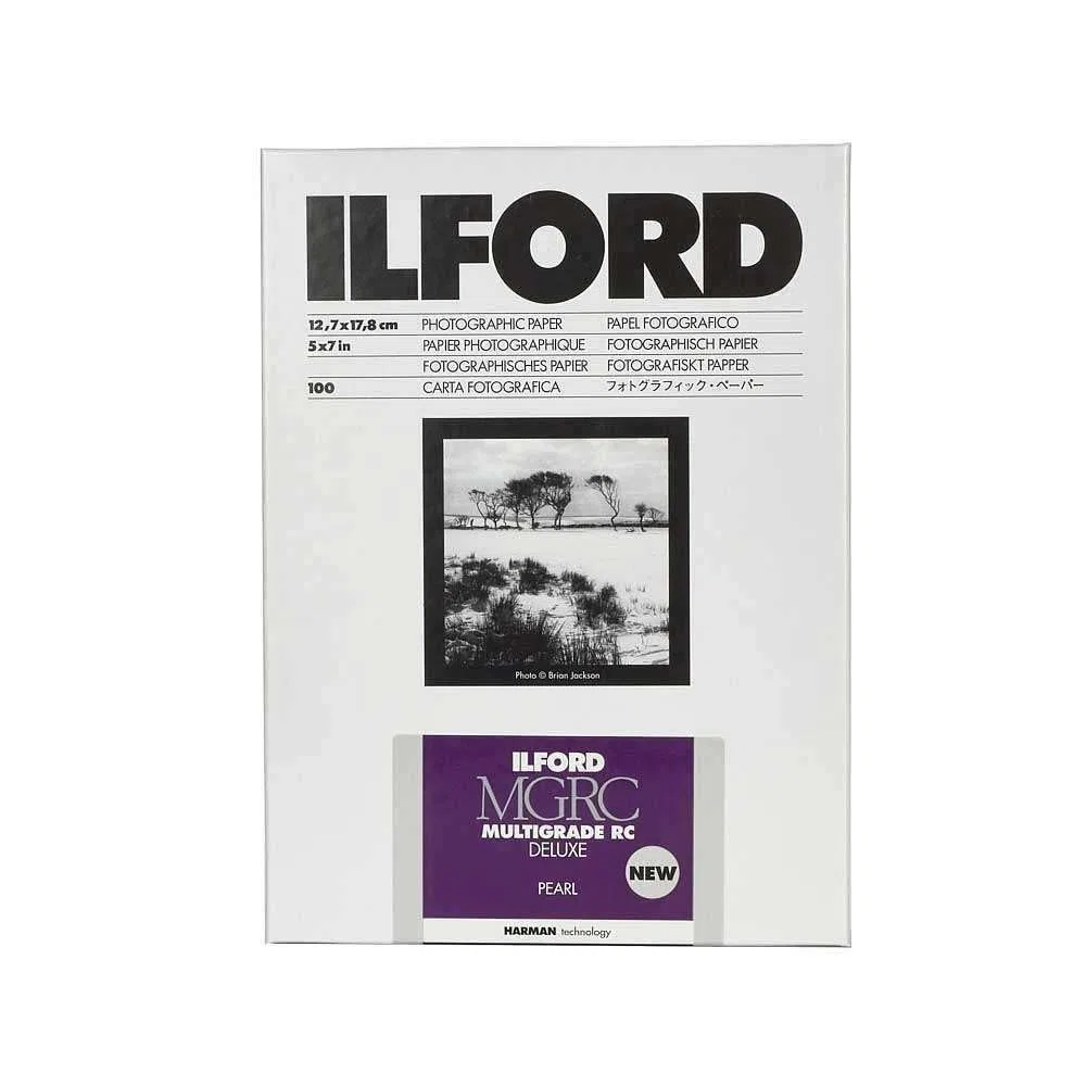 ILFORD MULTIGRADE RC DE Luxe MGD.44M - Surface Perlée 20,3 x 25,4 cm 25 feuilles