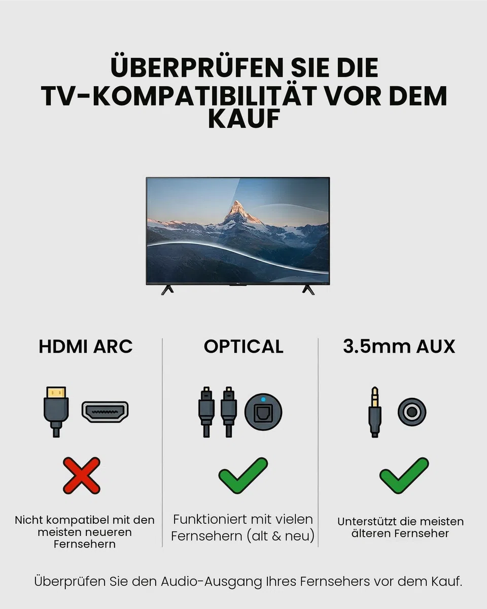 Avantree Audikast 4 – Auracast & Bluetooth 5.4 TV Transmitter, 2 Modi für Kopfhörer & Persönliche Audiogeräte, aptX Adaptive/HD, Optisch & AUX, Firmware-Upgradefähig