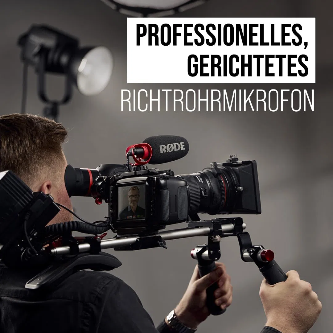 RØDE VideoMicro II – Ultra-kompaktes Richtrohrmikrofon für Kamera oder Mobilgerät, mit XLR