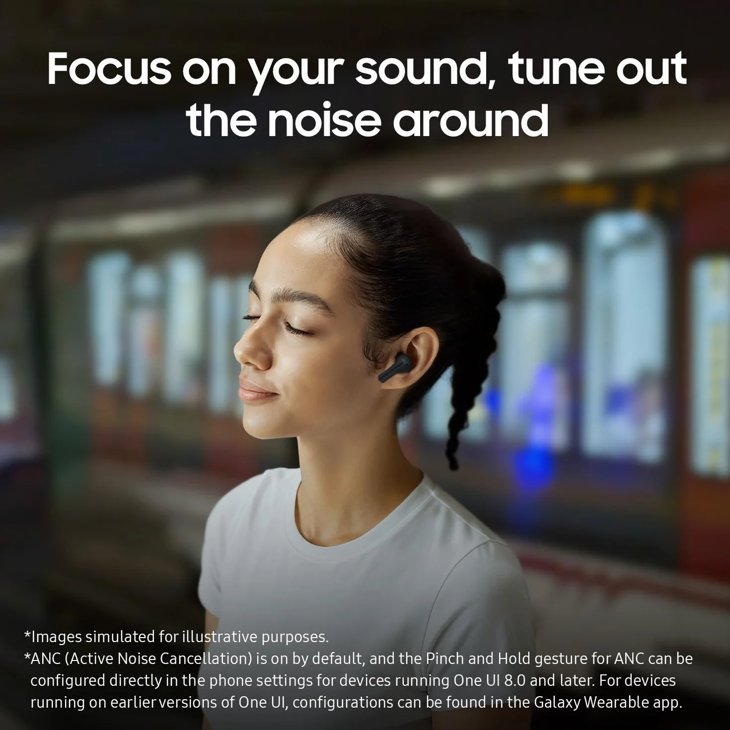 Samsung Galaxy Buds3 FE (2025, CAD-Version & Garantie) – Schwarz, Bluetooth-Ohrhörer mit KI-Echtzeit-Live-Übersetzung, automatisches Pairing und Umschalten, Schweiß- und Wasserbeständigkeit, Find My