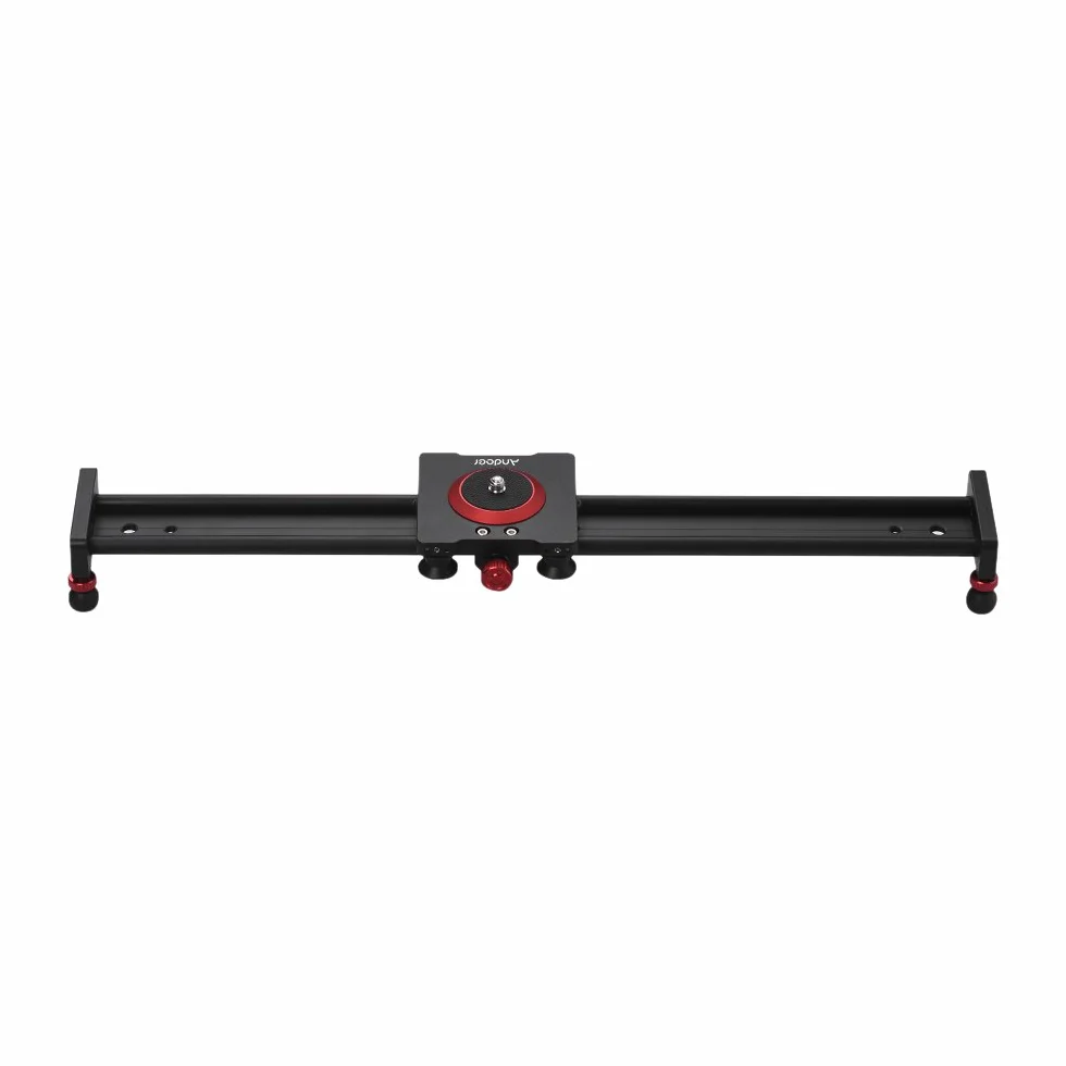 Andoer Motorisierter Kamera Slider 50CM - Dolly Rail aus Aluminiumlegierung für DSLR und Slot Kameras - Fotografie Video Slider mit 11lbs Tragkraft