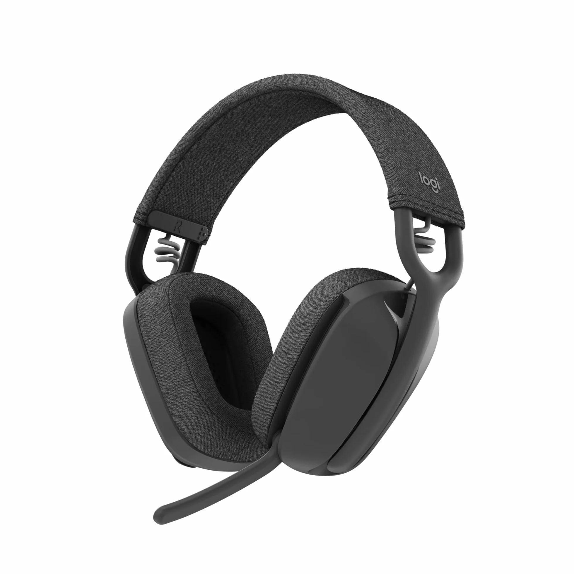Logitech Zone Vibe 100 Leichte, kabellose Over-Ear-Kopfhörer mit geräuschunterdrückendem Mikrofon, Multipoint Bluetooth-Headset, Funktioniert mit Teams, Google Meet, Zoom, Mac/PC - Graphit