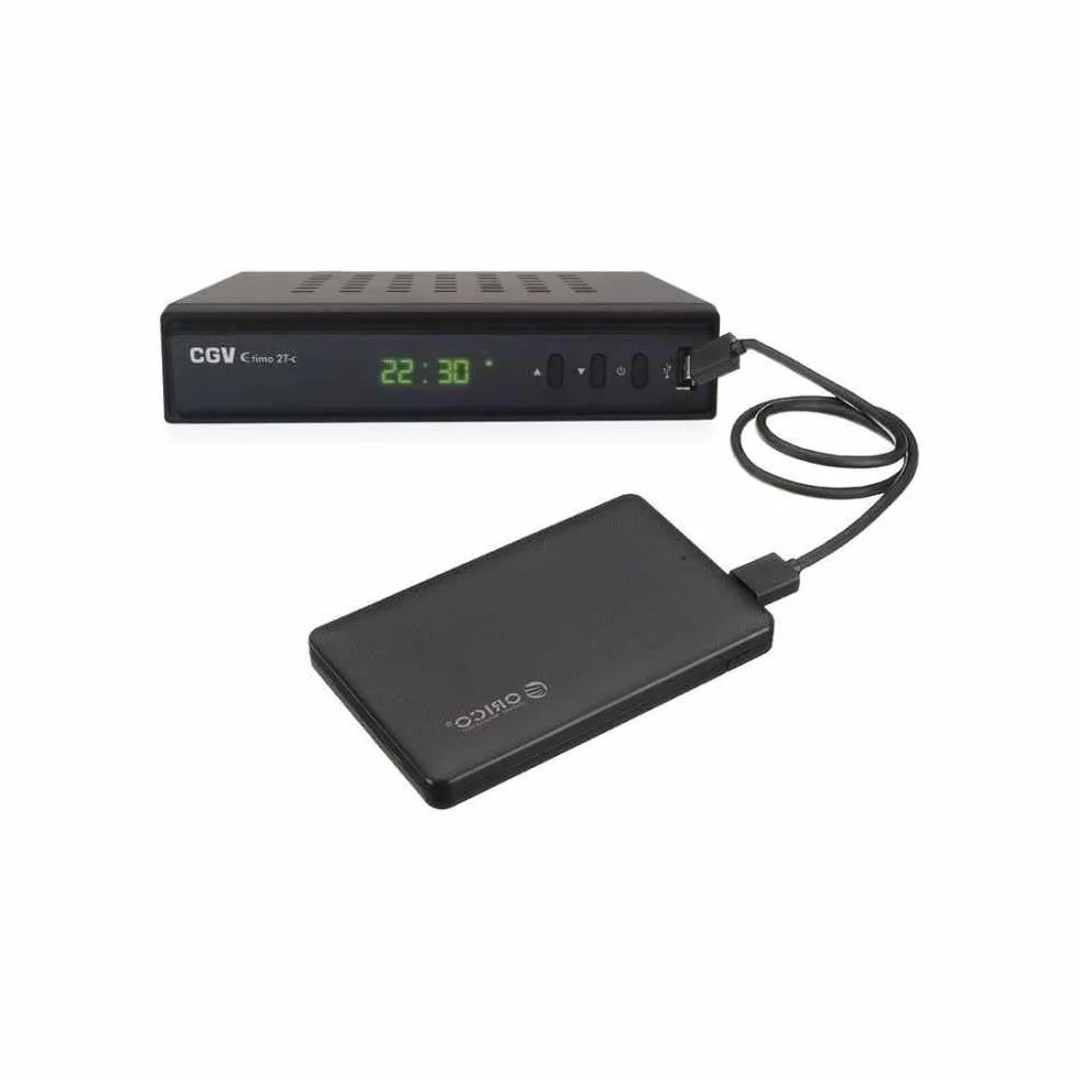 CGV etimo 2T-C DVB-T Receiver/Recorder (DVB-T) Schwarz | Empfang von fremden und lokalen DVB-T Kanälen