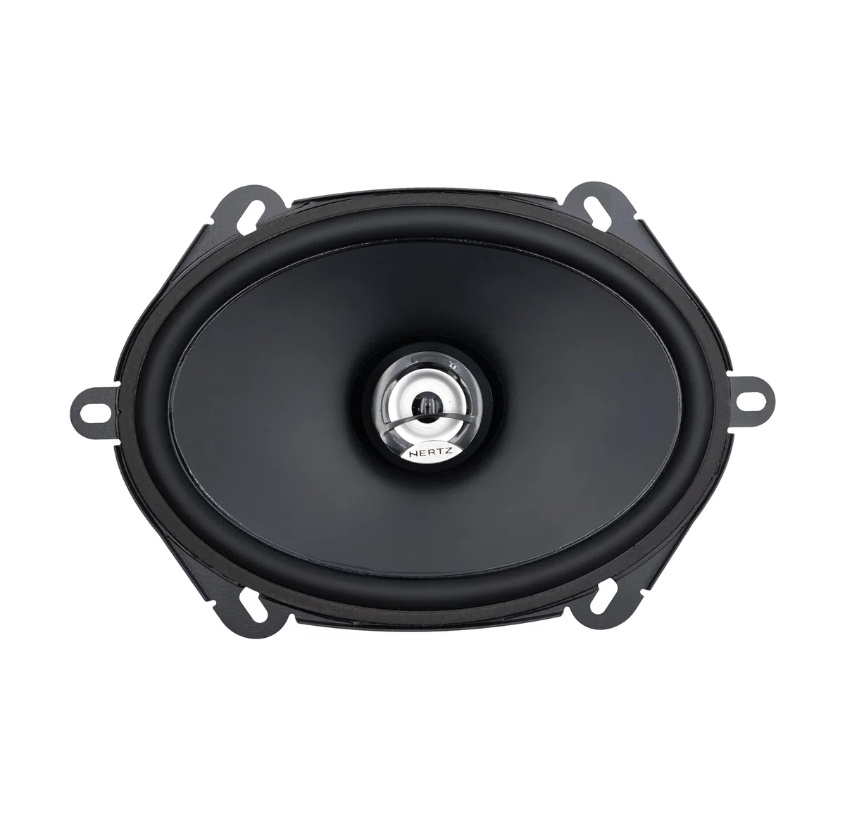 Hertz DCX 570 Paar 2-Wege-Koaxiallautsprecher 5x7, 120 W | wasserabweisendes Presspapier, PEI-Hochtöner 15 mm, 60 W RMS, 4 Ohm, 93 dB, 60-21000 Hz, Ferrit-Magnet, Einbautiefe 59 mm
