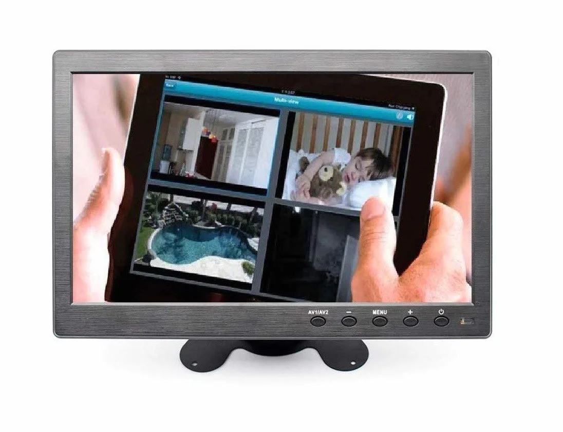 Saldi Zeitmonitor LCD 10.1 Zoll Full HDMI mit Fernbedienung für Auto Videoüberwachung
