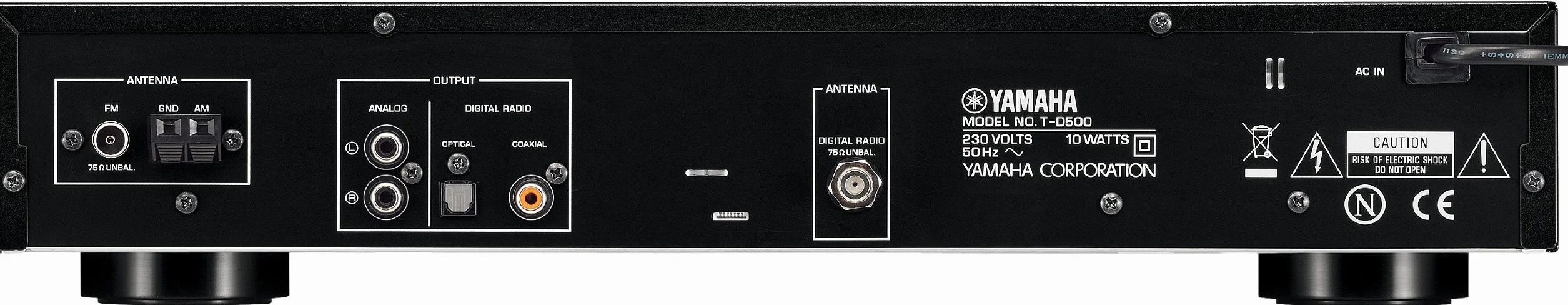 Yamaha T-D500 Tuner DAB-Empfang silber