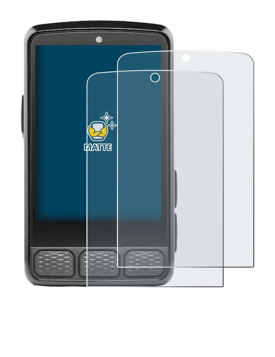 BROTECT Entspiegelungs-Schutzfolie für Wahoo Elemnt Roam V3 (2 Stück) Matte Displayschutz-Folie, Anti-Reflex, Anti-Fingerprint