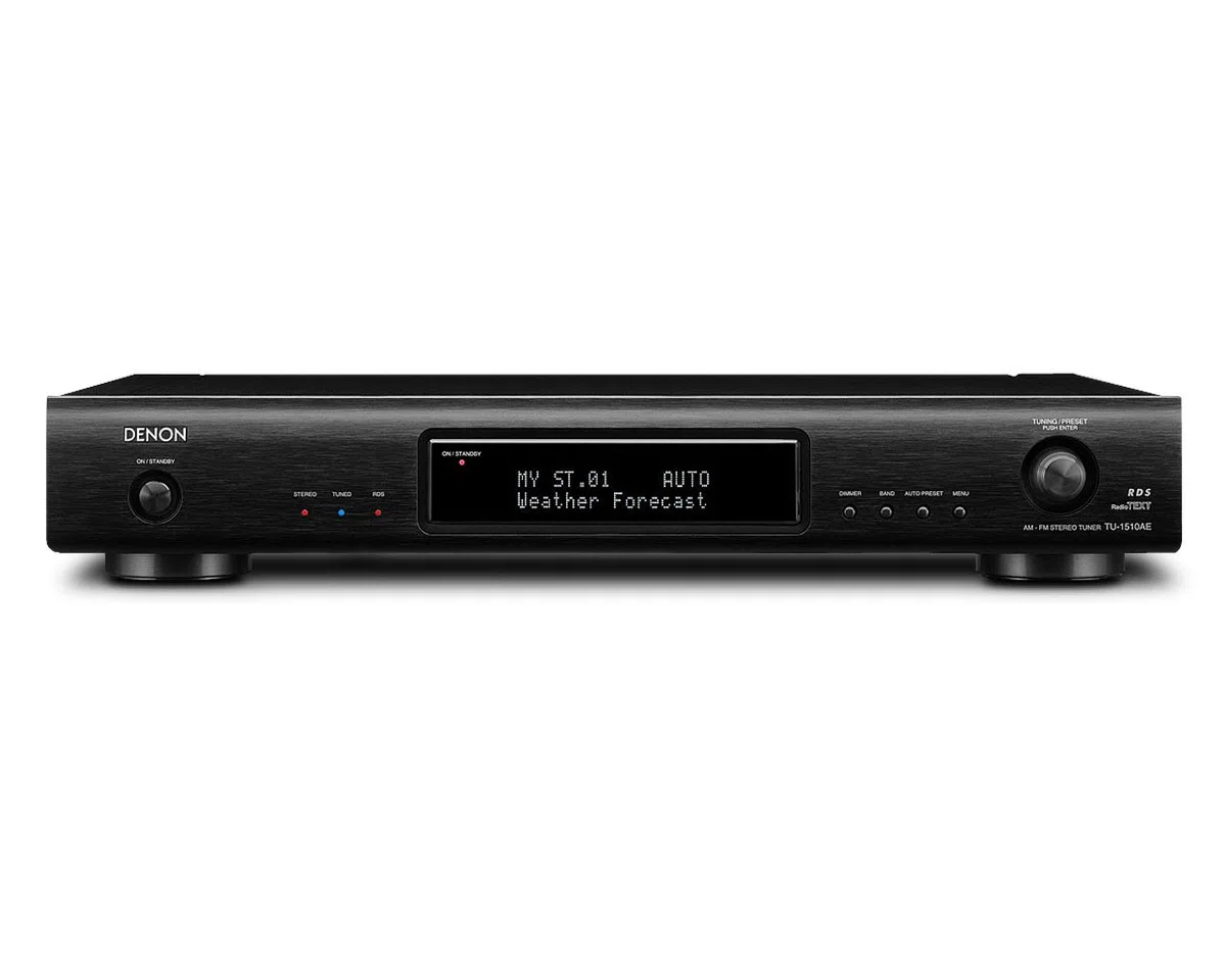 Denon TU-1510AE Radio RDS Aluminium Frontblende schwarz