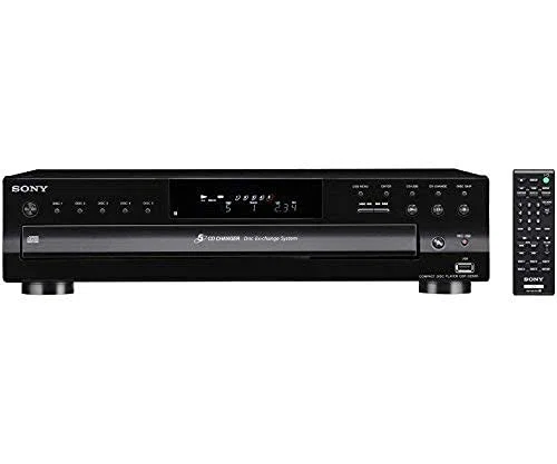 Sony CDP-CE500 CD-Wechsler für 5 CDs, Schwarz