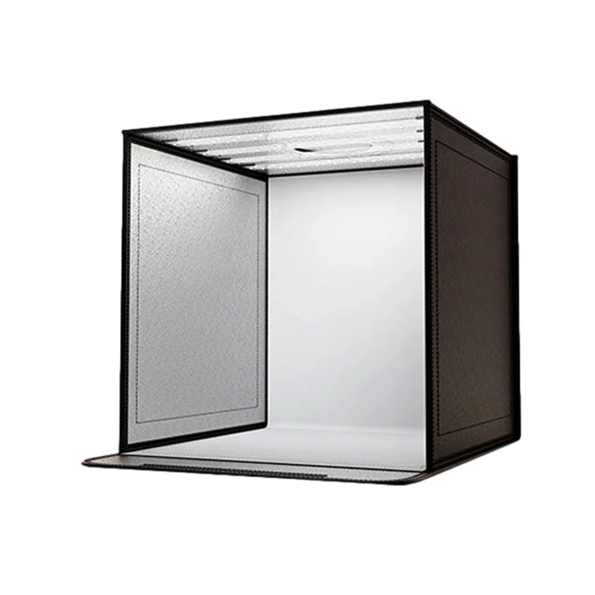Fotobox - Faltende Fotostudio Box Mit 44x44 Dimmbares LED-Ringlicht - Tragbare Lichtzelt Fotografie Für Schmuck, Produktfotografie, Kleine Gegenstände