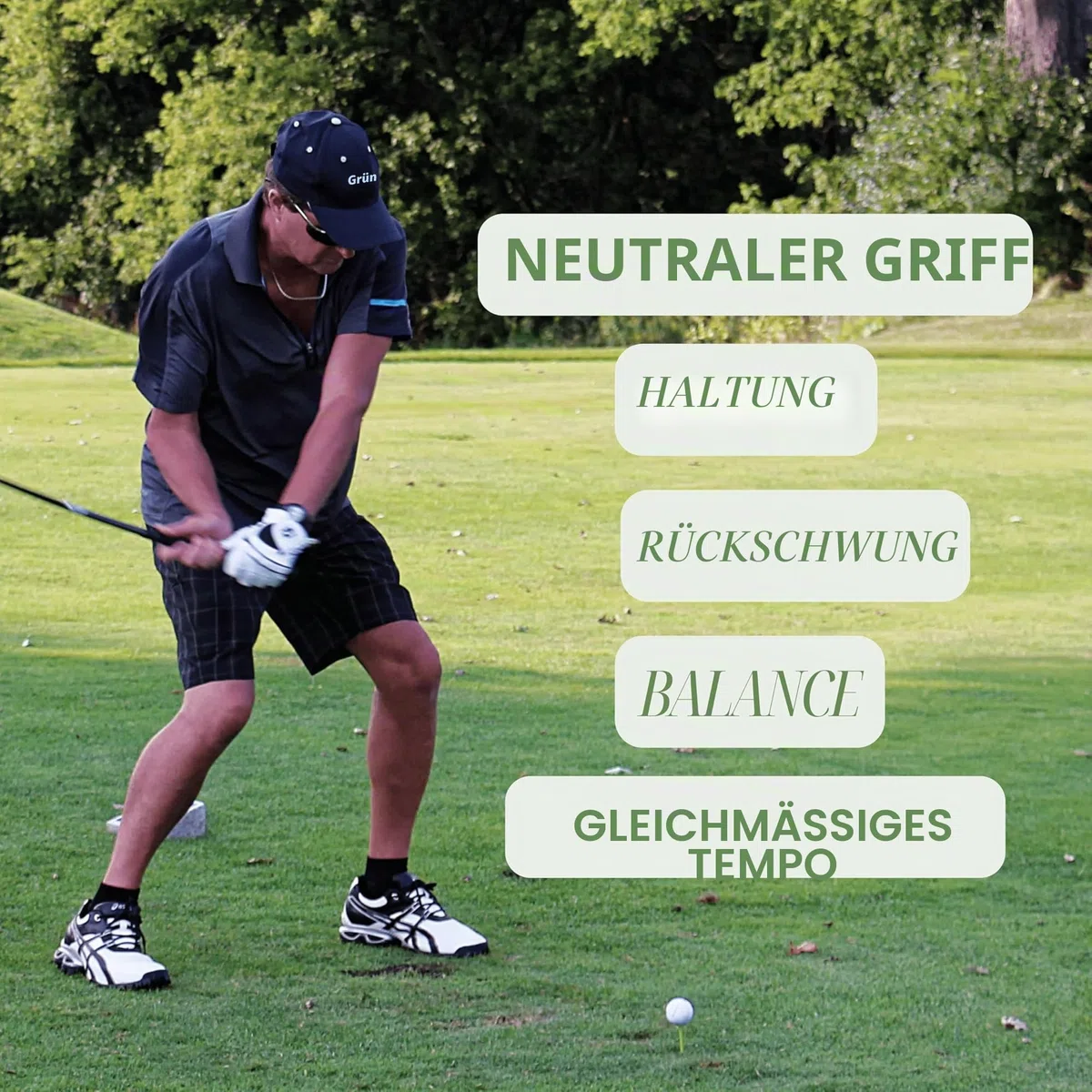 PräzisionsMeister Golf Einbeinstativ Selfie Stick, Golfschwung aufnehmen mit magnetischer Handyhalterung, Verstellbares Stativ mit Erdspieß, Kompatibel mit GoPro Insta
