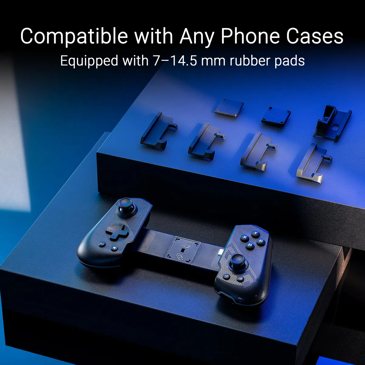 ASUS ROG Tessen Mobile Gaming Controller (Smartphone Controller, Aura RGB Beleuchtung, 18W Passthrough-Schnellladung, Latenzfrei mit 500 Hz über USB Typ C, anpassbare Tastenbelegung)