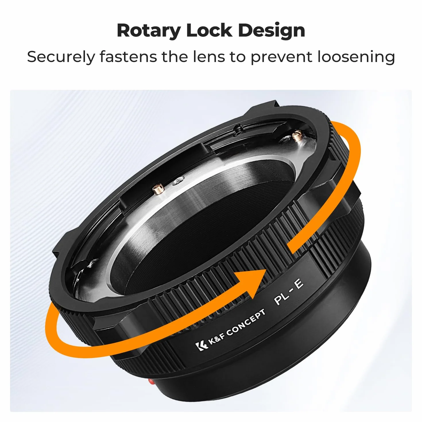 K&F CONCEPT PL-E-Mount-Objektivadapter, kompatibel mit Sony E/NEX-Mount
