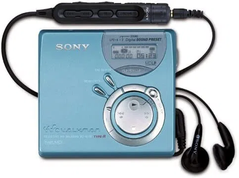 Sony MZ-N510/l MiniDisc Rekorder blau