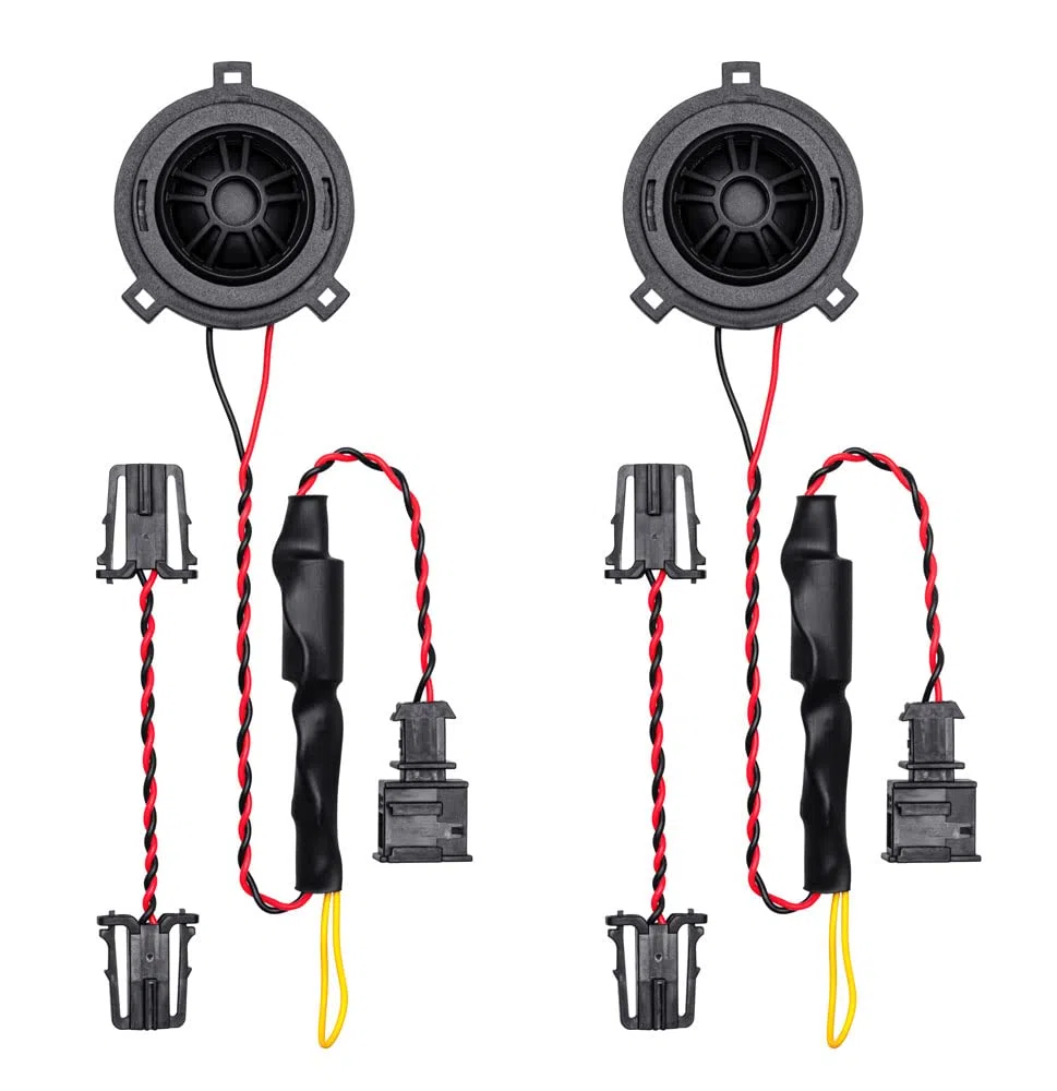 Option HS25AIR-VW kompatibel mit VW Fahrzeugen - 25mm Plug & Play Hochtöner (1 Paar)