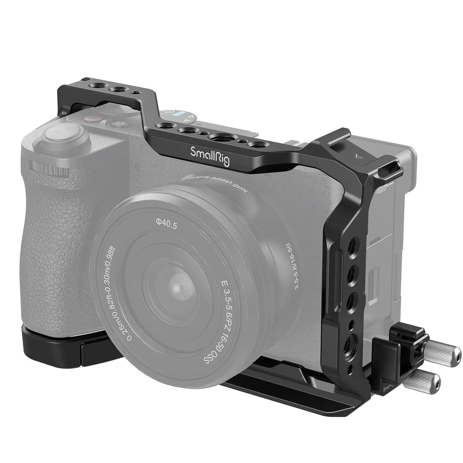 SMALLRIG Alpha 6700 Cage Kit für Sony A6700 mit Kabelklemme, Schnellwechselplatte Arca-Typ, Schuhhalterung, 1/4''-20 Gewinde