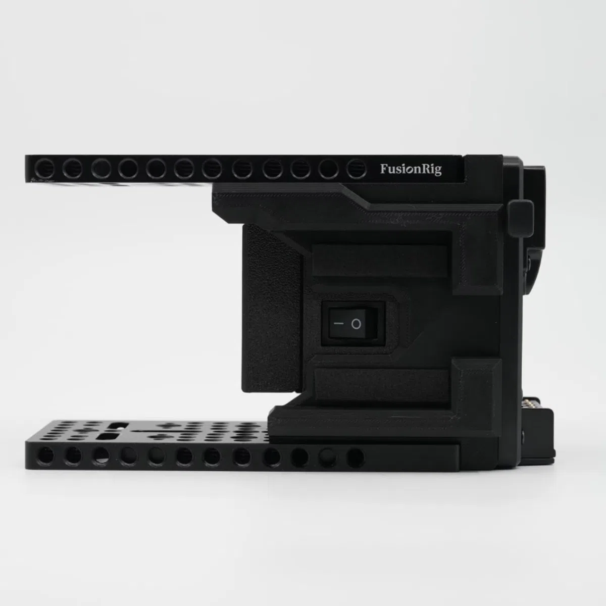 Fusion Rig Cineback-Kamerakäfig-Erweiterungsmodul V-Mount-Platte, D-Tap-Splitter, stoßfester Bildschirmspeicher für ZV-E1-Kamerakäfig(for Smal lRig 4257 Cage Size)