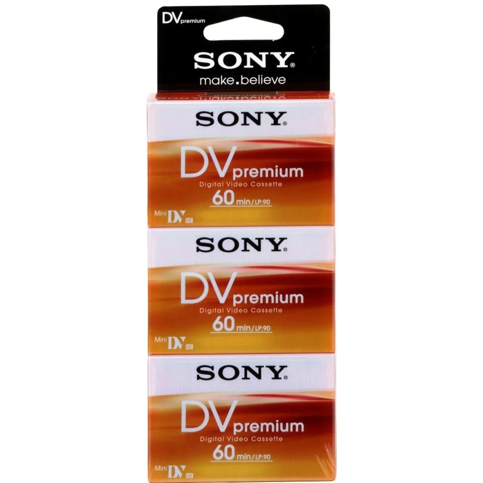 Sony DV Cassette (60min, 3-er pack)