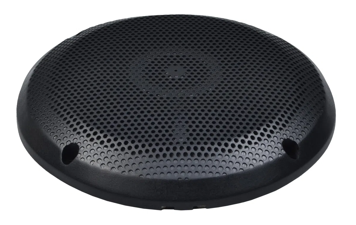 ESX VMS-52B - schwarzer 13 cm 2-Wege-Koax für Marine/Outdoor/Caravan | extrem flach - Einbautiefe 2,5 cm | UV-Beständig und feuchtigkeitsresistent | 1 Paar