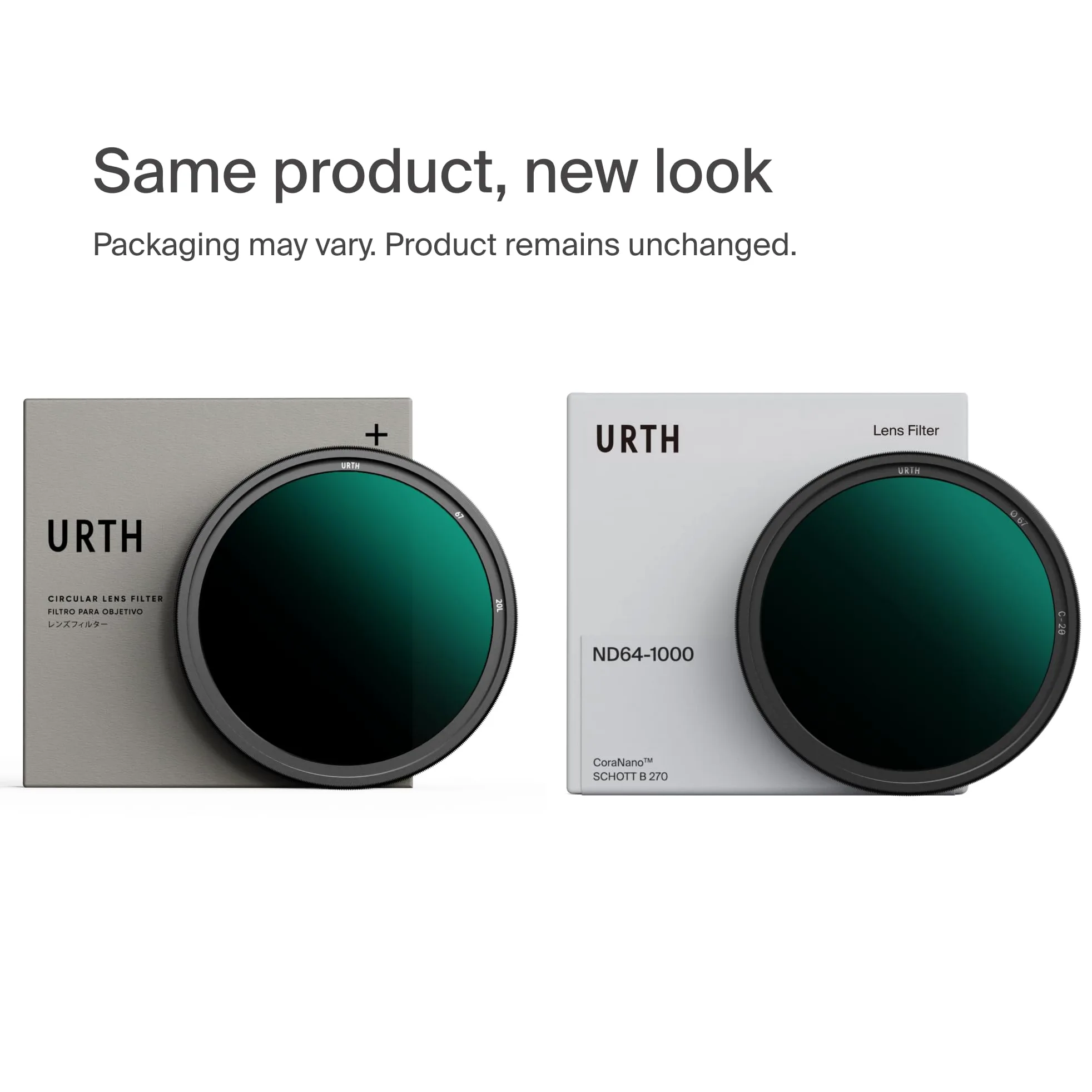 Urth 82 mm Variabler Graufilter ND64-1000 (6-10 Stop) ND Filter (Plus) — Neutraldichte, 20-lagig nanobeschichtet, ultraflache Kamerafilter