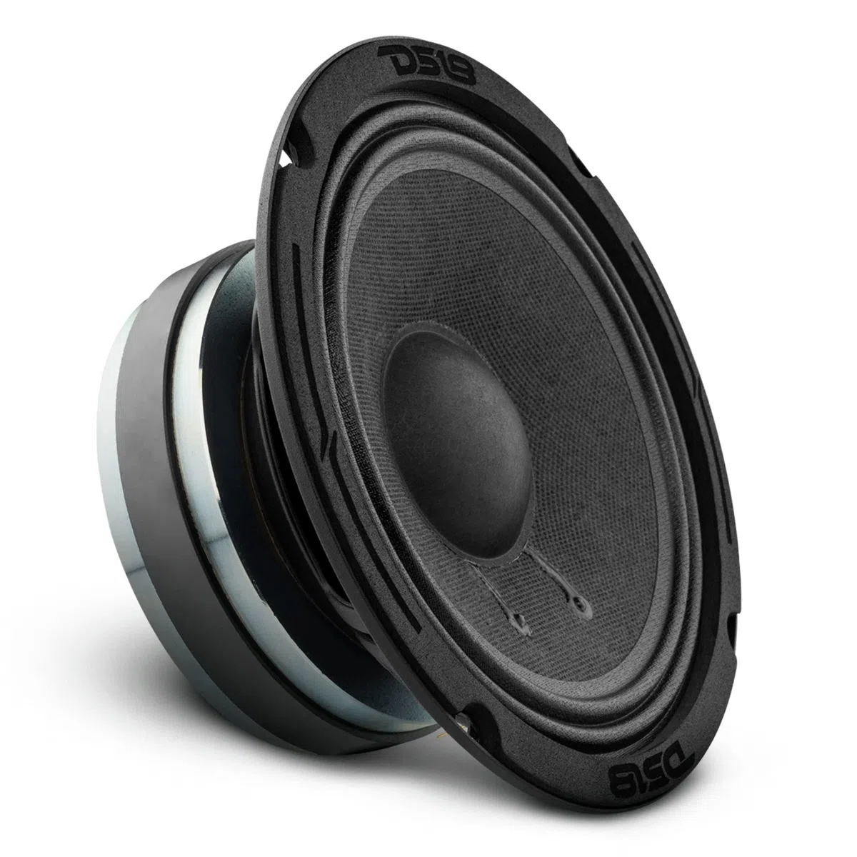 DS18 1 8PRO300MB-4 20 cm, 200 mm, 8 Zoll Durchmesser, mittlerer Basslautsprecher, 150 Watt RMS und 300 Watt Max, 4 Ohm Impedanz, 97 dB Spl, Autotüren, 1 Stück