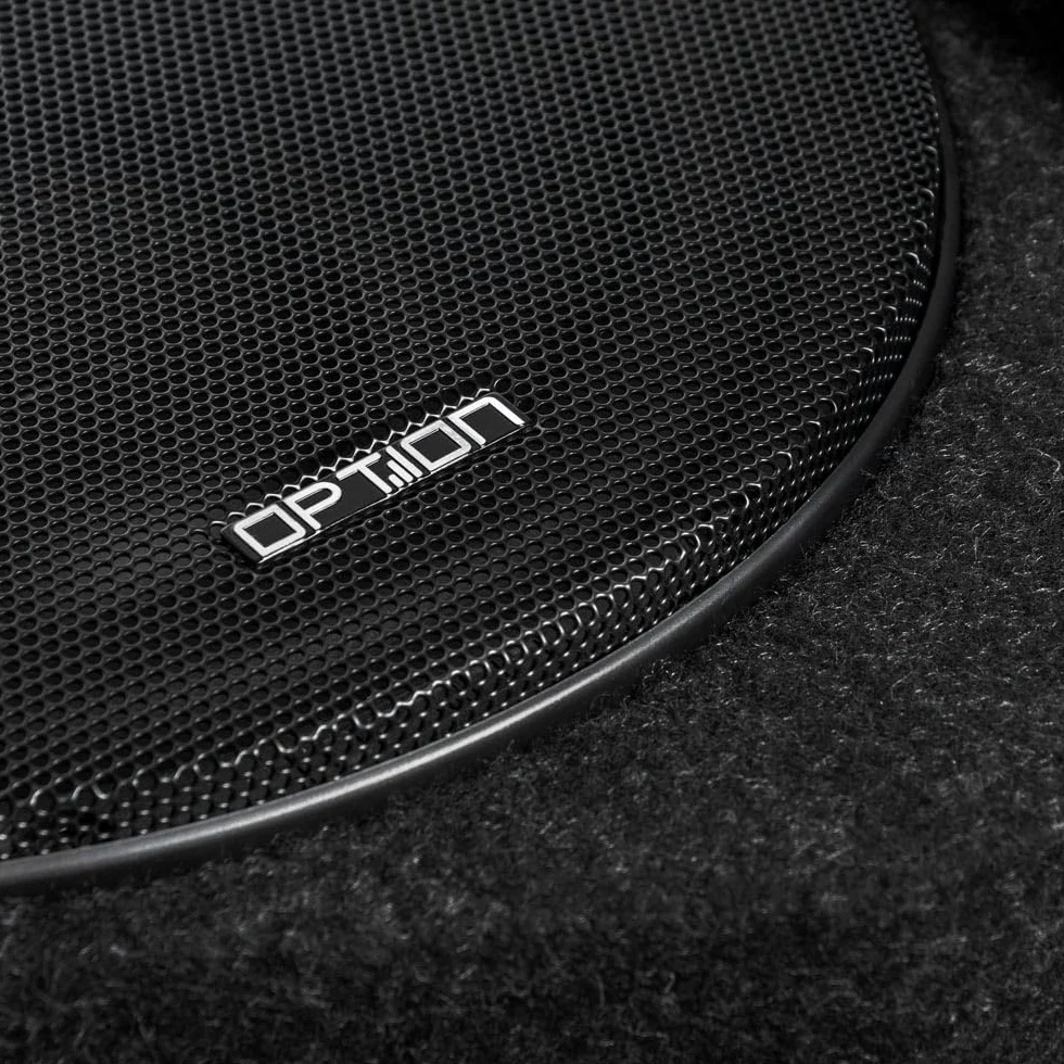 DRIVE10FLAT-BRP-D2 Passiver Reserverad-Subwoofer kompatibel mit Kia Proceed GT JBL-Soundsystem