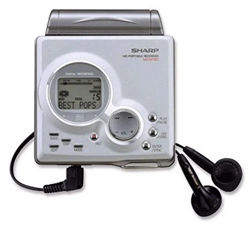 Sharp Tragbarer Mini-Disc-Player MD-MT 88 H