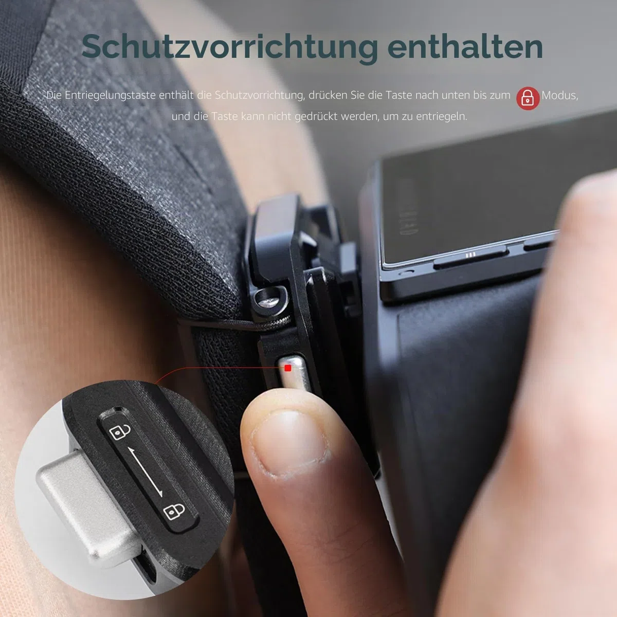 FALCAM F38 Kamera Clip V2 mit Platte Schnellwechselsystem, Kamera Gurt Halterung Rucksack mit 1/4" bis 3/8" Schraubgewinde, Arca-Swiss-kompatibel, Universal-Montagebasisadapter für Schultergurt