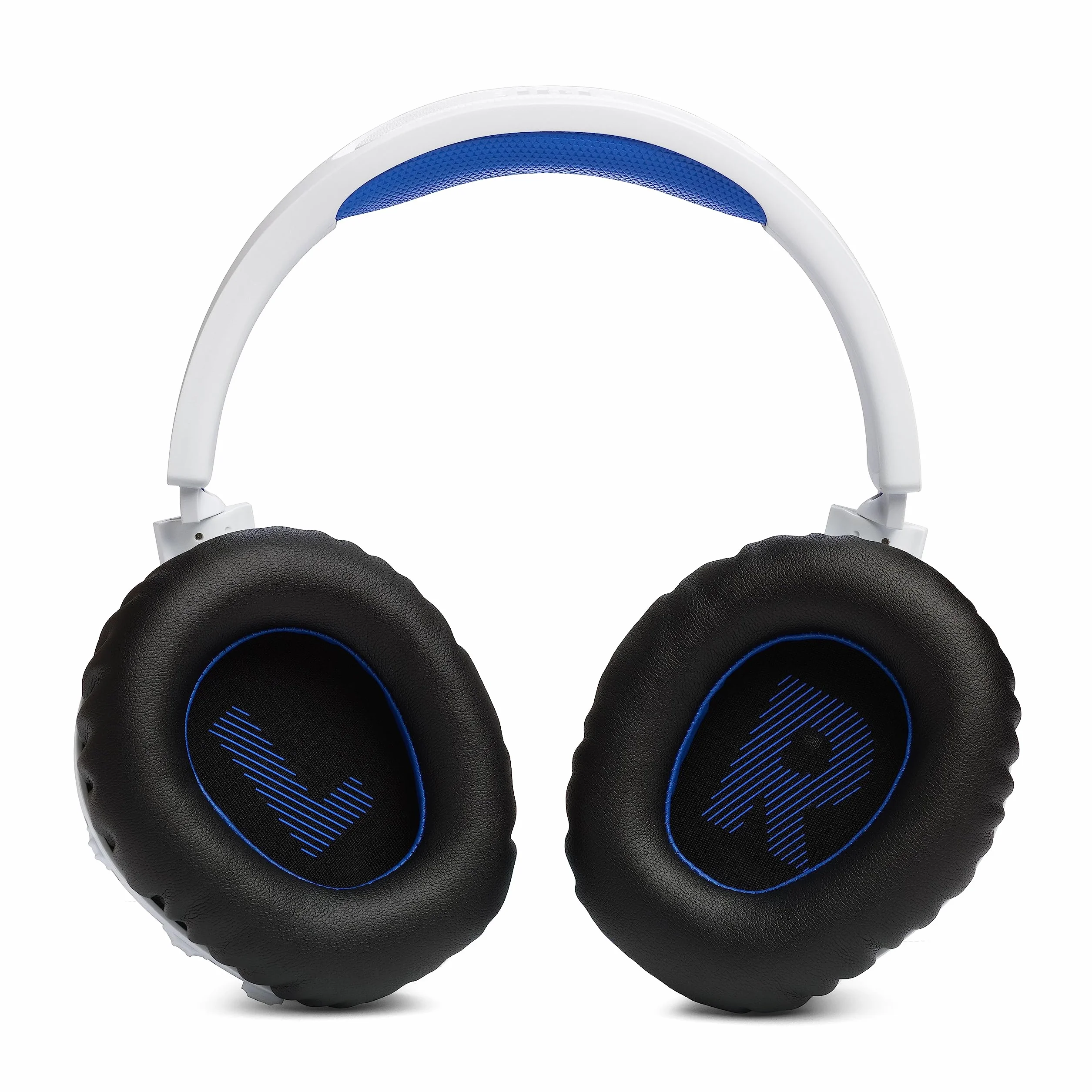 JBL Quantum 360P Over-Ear Gaming Kopfhörer für PlayStation, PC, Mac, Nintendo Switch, mit Boom Mikrofon, 22 Stunden Akkulaufzeit, Weiß
