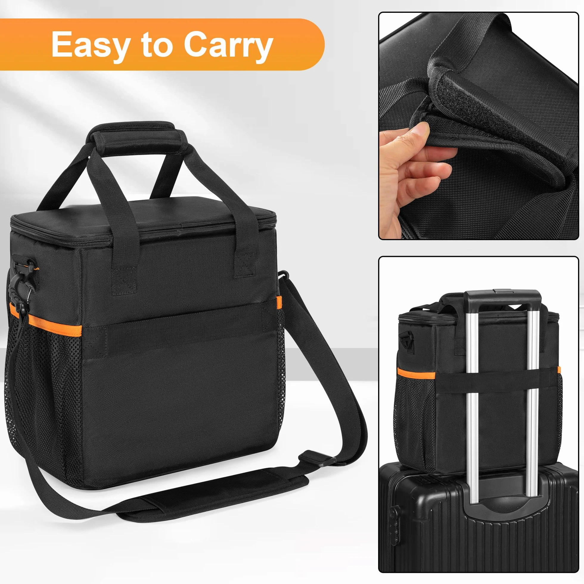 PGmoon Beamer Tasche Kompatibel mit Nebula Mars 3/Cosmos Laser 4K/SE, Projektortasche mit Zubehörtaschen (Patent Design)