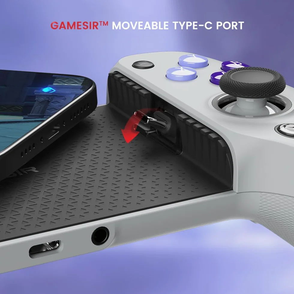 GameSir G8 Galileo Typ C Mobile Gaming Controller für Android & iPhone 15 Serie & HarmonyOS,Handy Gamepad mit HallEffekt Joysticks und Trigger – Spielen Sie Steam, MFi, Call of Duty, Fortnite und mehr