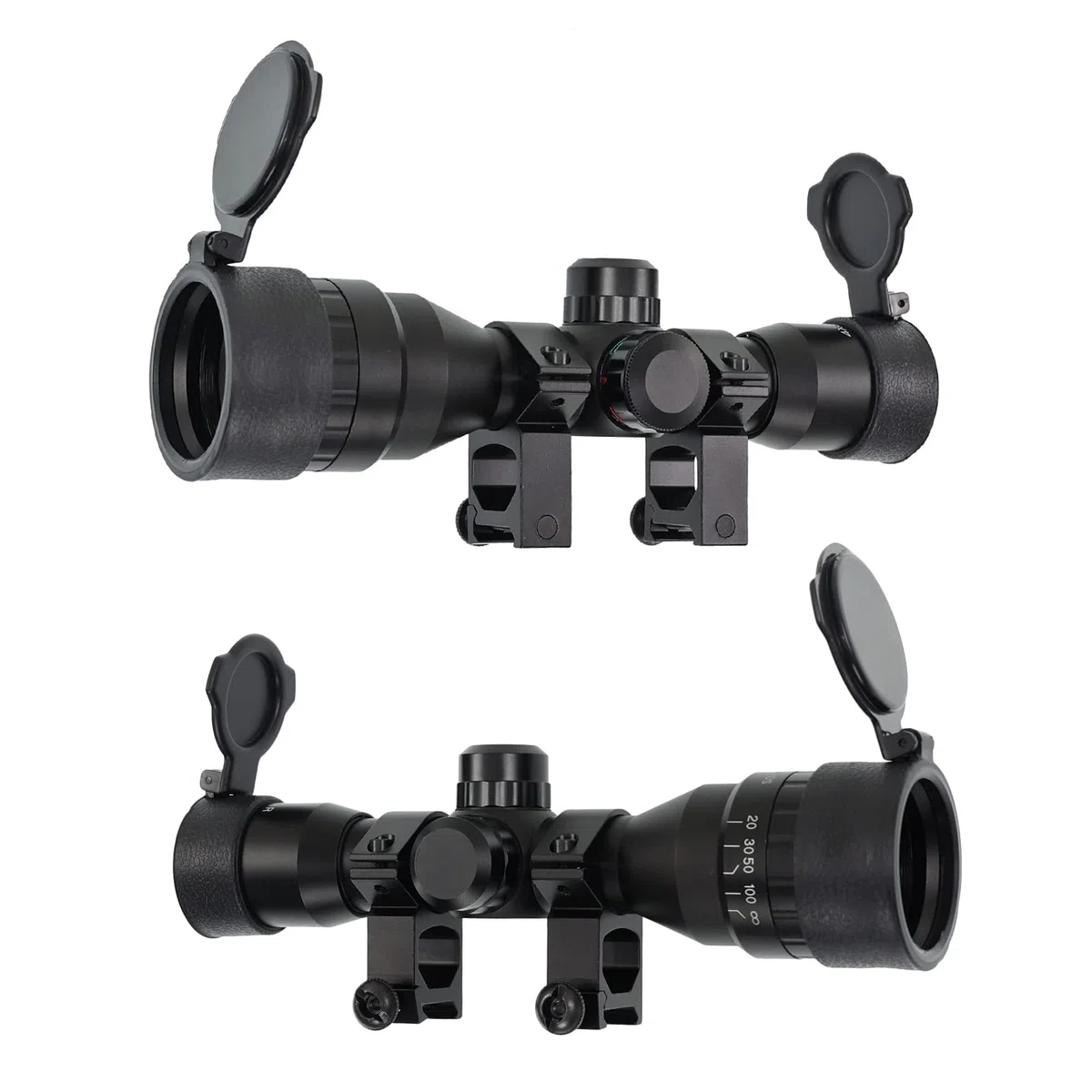 X-Bow FMA 4x32 AOIR - Zielfernrohr; auch Weite Distanzen erreichen - das Visier ist Wasser-, Nebel- und prellschlagfest, Scope für Luftgewehr und Armbrust