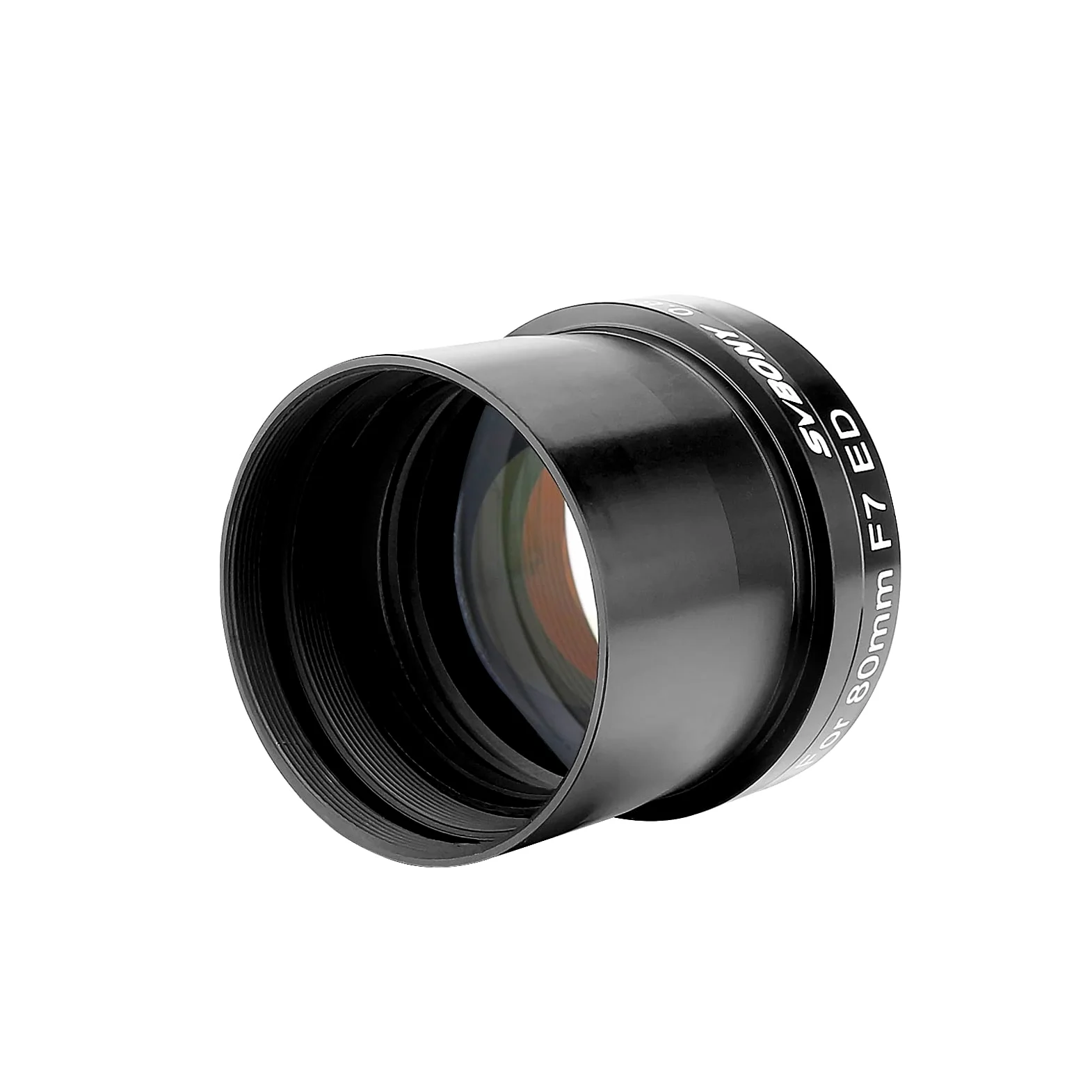 Svbony SV193 Fokusreduzierer, 2 Zoll 0.8X Feldglätter, FMC Optik für SV503 Refraktor Teleskope Astrofotografie