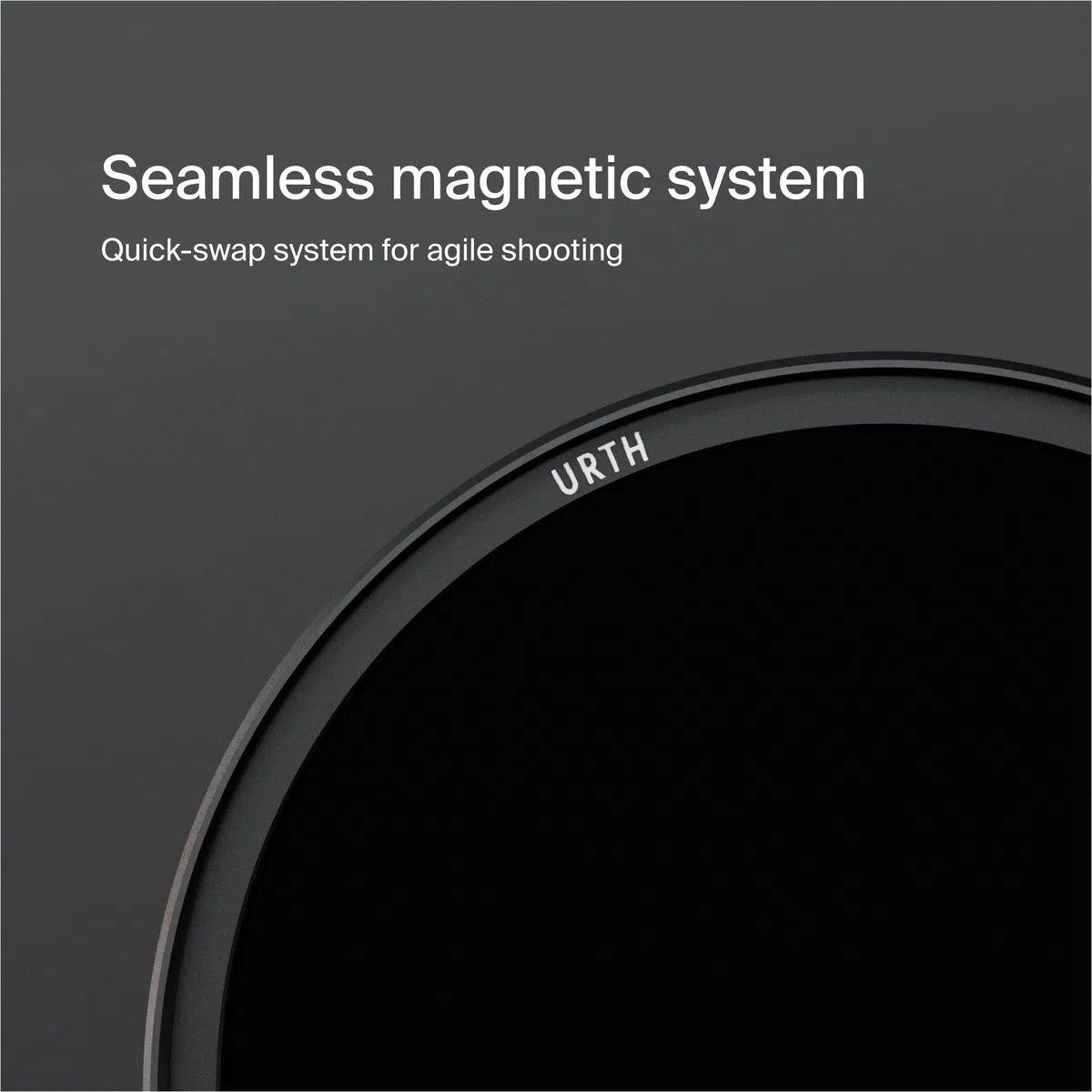 Urth 77 mm Magnetischer ND64 (6-Stop) Objektivfilter - 20-fache Nanobeschichtung, Ultra-schlank, Neutraldichte