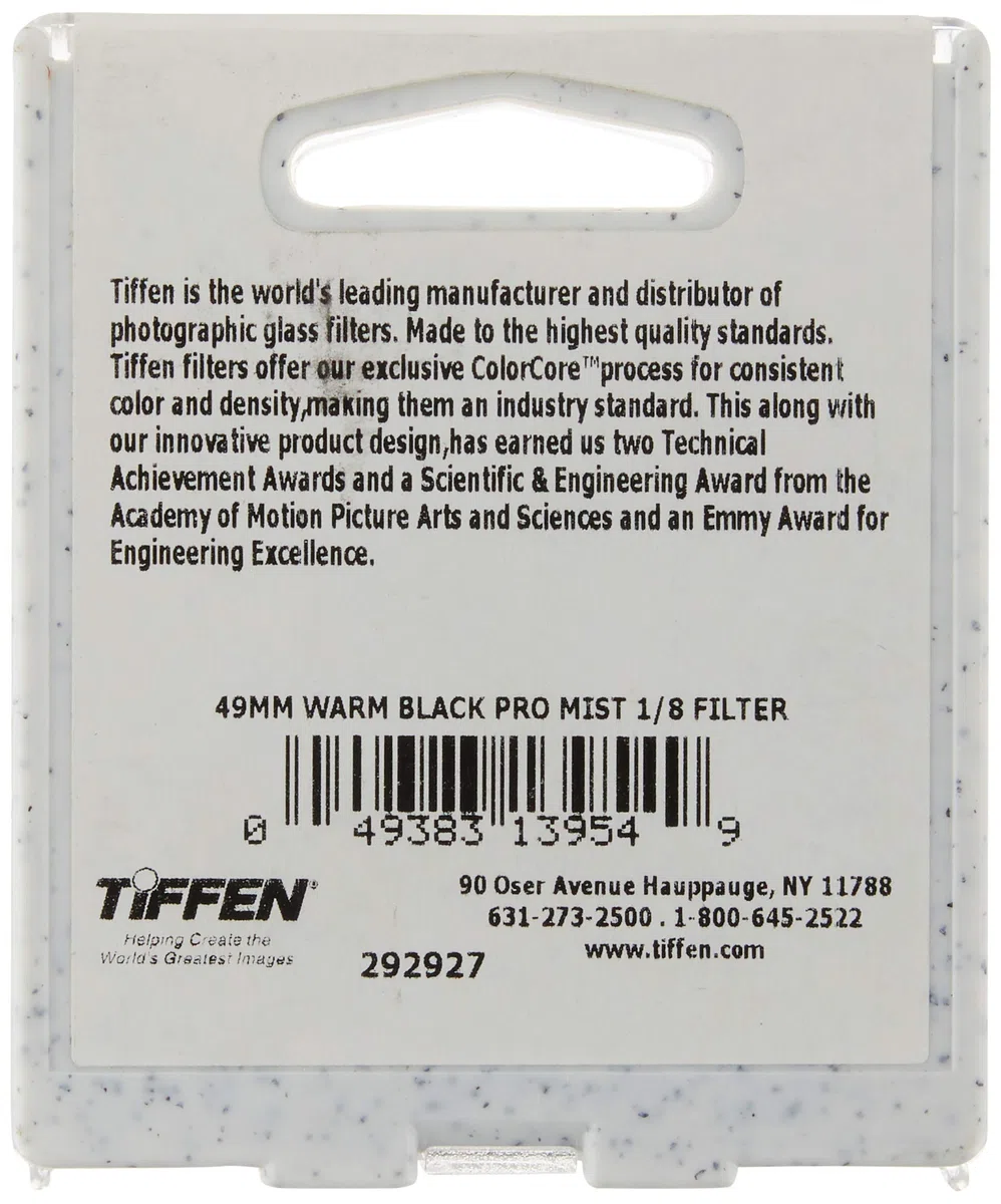 Tiffen Filter 49MM WARM BLACK PRO-MIST 1/8