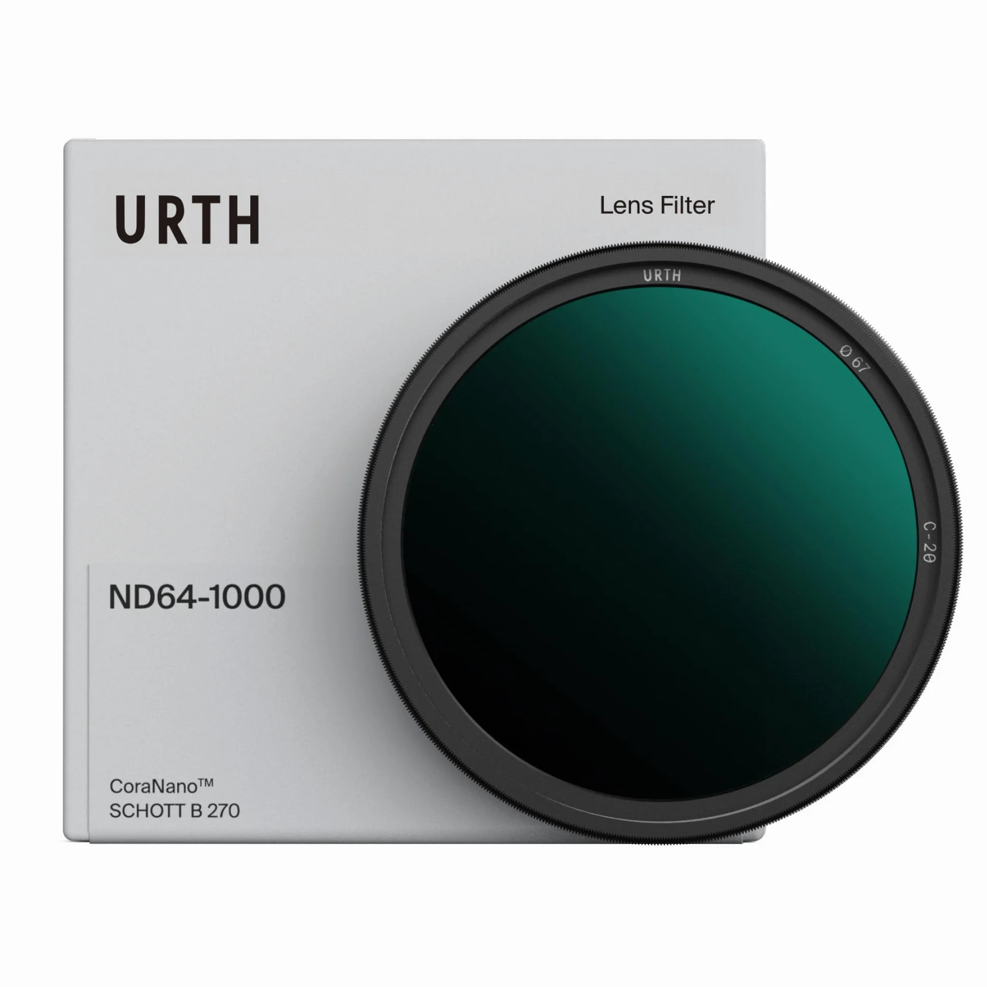 Urth 82 mm Variabler Graufilter ND64-1000 (6-10 Stop) ND Filter (Plus) — Neutraldichte, 20-lagig nanobeschichtet, ultraflache Kamerafilter