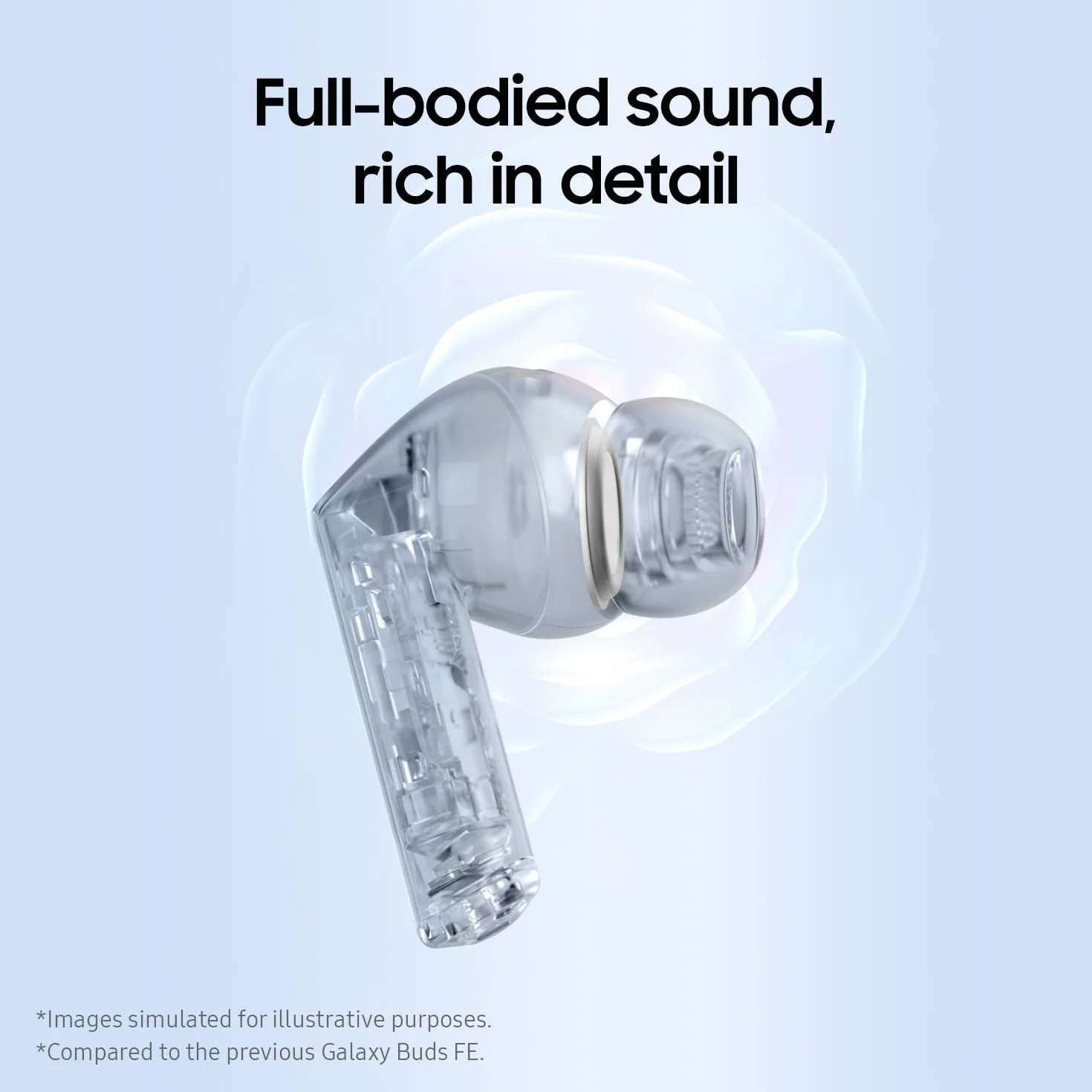 Samsung Galaxy Buds3 FE (2025, CAD-Version & Garantie) – Schwarz, Bluetooth-Ohrhörer mit KI-Echtzeit-Live-Übersetzung, automatisches Pairing und Umschalten, Schweiß- und Wasserbeständigkeit, Find My