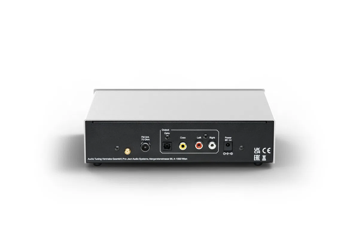 Pro-Ject Tuner Box S3 DAB+, Internetradio mit DAB, DAB+ & FM Tuner, Fernbedienung, WLAN, Kopfhörerverstärker (Schwarz)