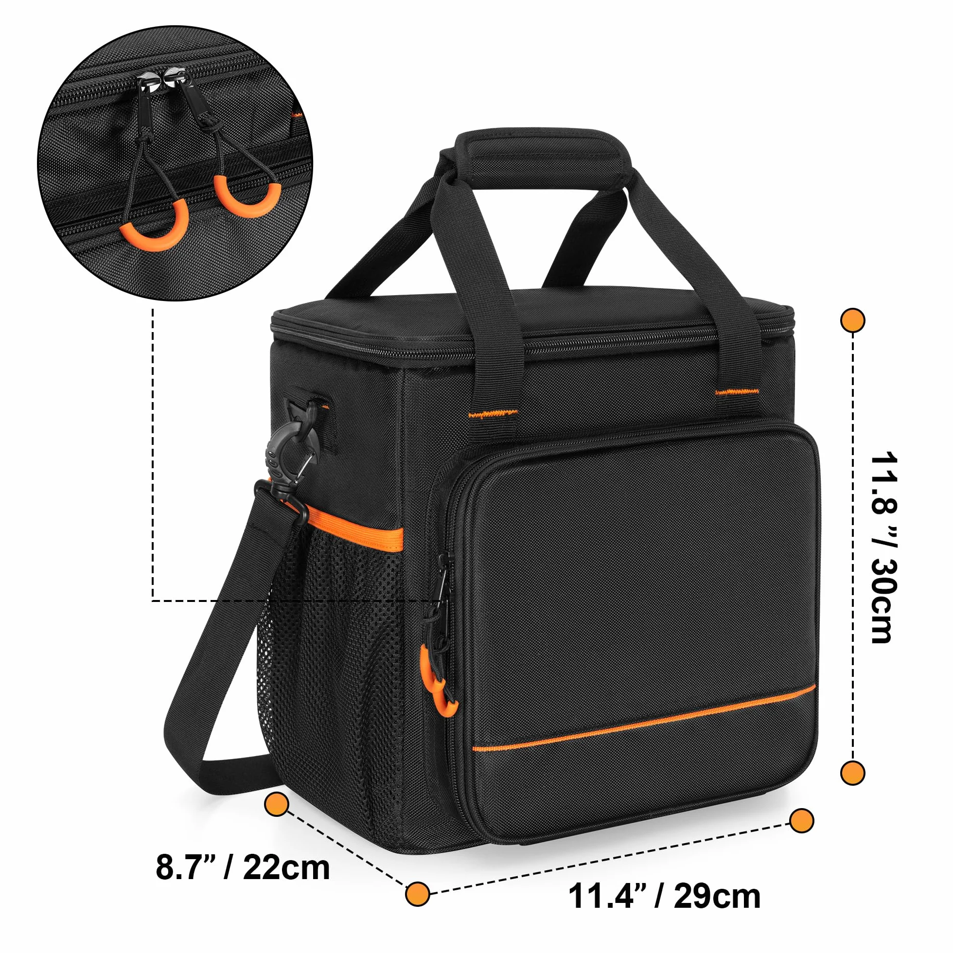 PGmoon Beamer Tasche Kompatibel mit Nebula Mars 3/Cosmos Laser 4K/SE, Projektortasche mit Zubehörtaschen (Patent Design)