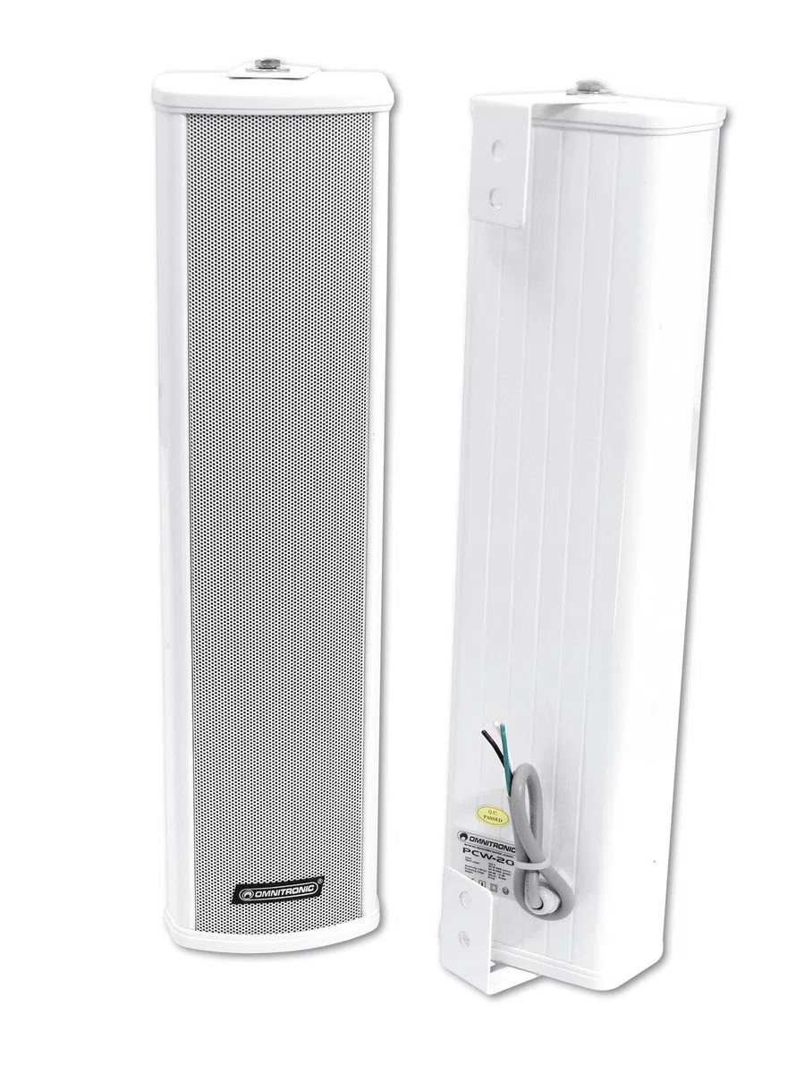 OMNITRONIC PCW-20 Tonsäule IP44 | Wetterfeste Tonsäule, 100 V